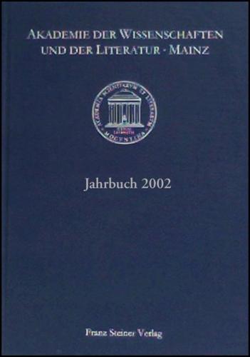 Akademie der Wissenschaften und der Literatur Mainz – Jahrbuch 53 (2002) 