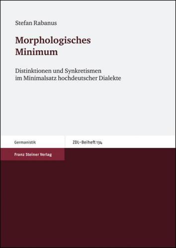 Morphologisches Minimum (Ebook - pdf) 