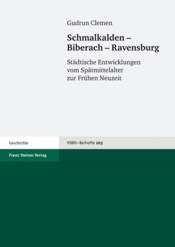 Schmalkalden – Biberach – Ravensburg (Ebook - pdf) 