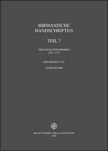 Birmanische Handschriften 