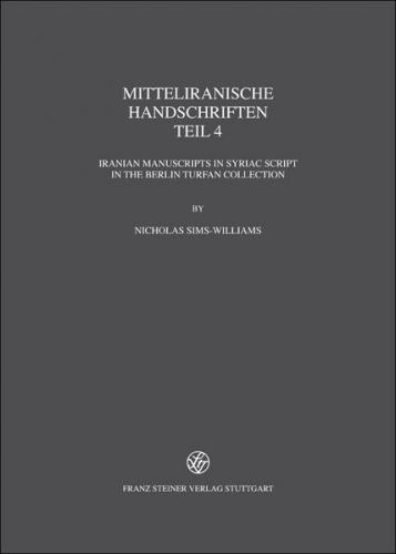Mitteliranische Handschriften 