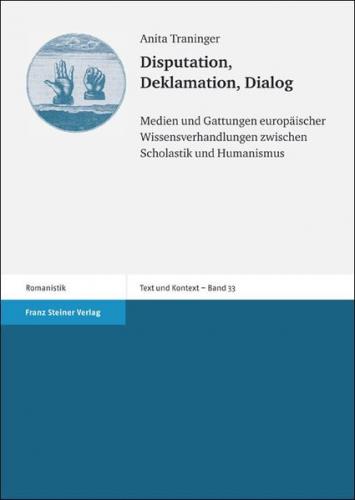 Disputation, Deklamation, Dialog 