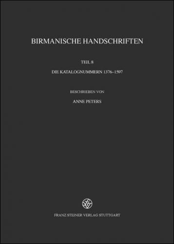 Birmanische Handschriften 