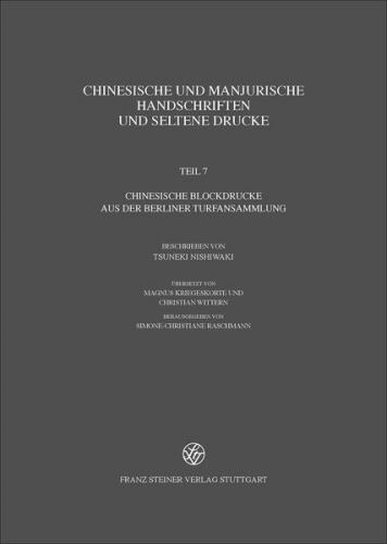 Chinesische und manjurische Handschriften und seltene Drucke 