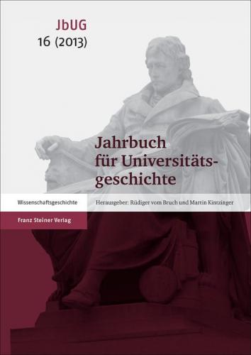 Jahrbuch für Universitätsgeschichte 16 (2013) 