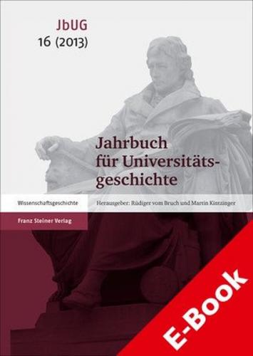 Jahrbuch für Universitätsgeschichte 16 (2013) (Ebook - pdf) 