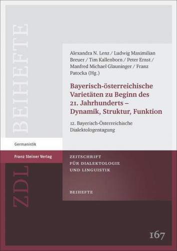 Bayerisch-österreichische Varietäten zu Beginn des 21. Jahrhunderts – Dynamik, Struktur, Funktion (Ebook - pdf) 