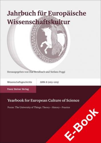 Jahrbuch für Europäische Wissenschaftskultur 8 (2013–2015) (Ebook - pdf) 