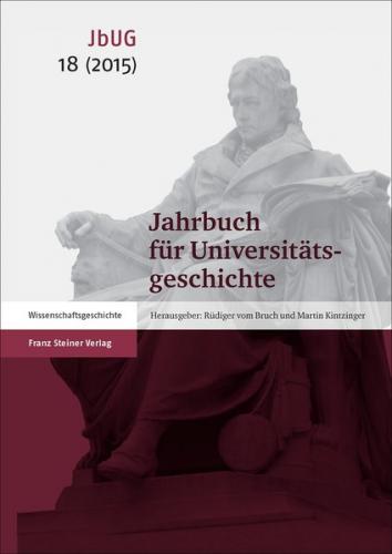 Jahrbuch für Universitätsgeschichte 18 (2015) 