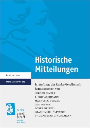 Historische Mitteilungen 29 (2017) (Ebook - pdf) 