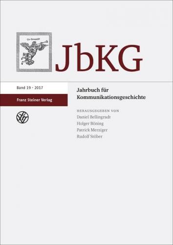 Jahrbuch für Kommunikationsgeschichte 19 (2017) (Ebook - pdf) 