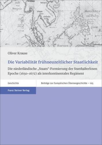 Die Variabilität frühneuzeitlicher Staatlichkeit (Ebook - pdf) 