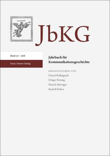 Jahrbuch für Kommunikationsgeschichte 20 (2018) (Ebook - pdf) 