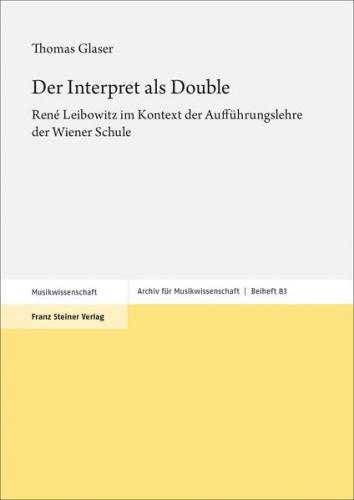 Der Interpret als Double (Ebook - pdf) 