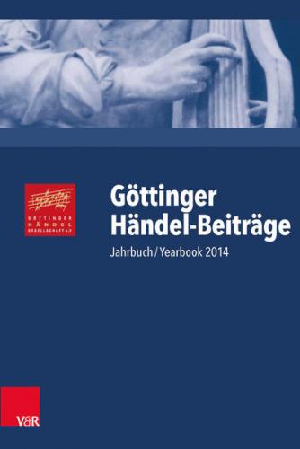 Göttinger Händel-Beiträge, Band 15 