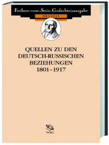 Quellen zu den deutsch-sowjetischen Beziehungen 1917-1945 
