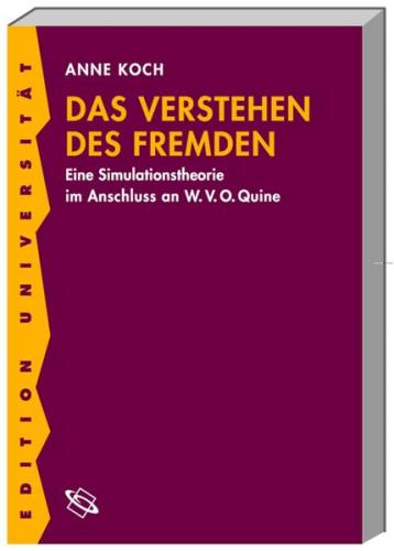 Das Verstehen des Fremden 