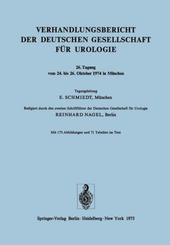 Verhandlungsbericht der Deutschen Gesellschaft für Urologie 