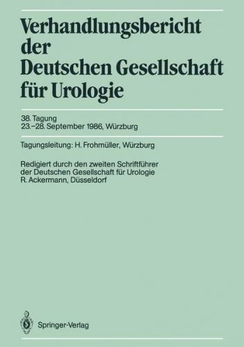 38. Tagung, 23.–28. September 1986, Würzburg 