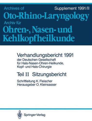 Teil II: Sitzungsbericht 