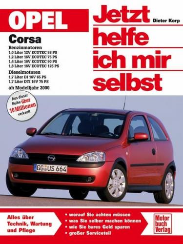 Opel Corsa C Benzin-und Dieselmotoren ab Modelljahr 2000 