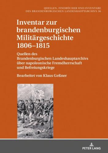 Inventar zur brandenburgischen Militärgeschichte 1806–1815 (Ebook - Mobi) 