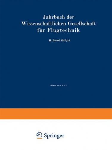 Jahrbuch der Wissenschaftlichen Gesellschaft für Flugtechnik 