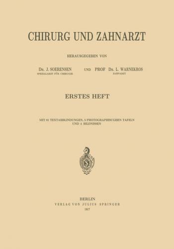 Chirurg und Zahnarzt (Ebook - pdf) 