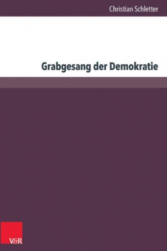 Grabgesang der Demokratie (Ebook - pdf) 