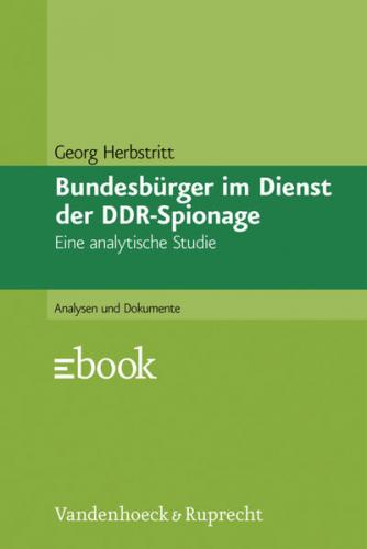 Bundesbürger im Dienst der DDR-Spionage (Ebook - pdf) 