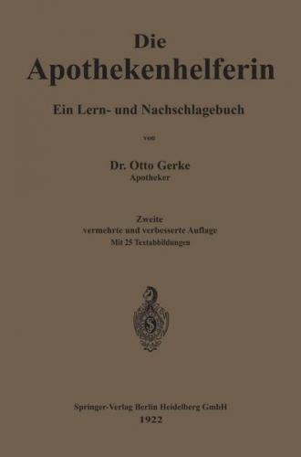 Die Apothekenhelferin (Ebook - pdf) 
