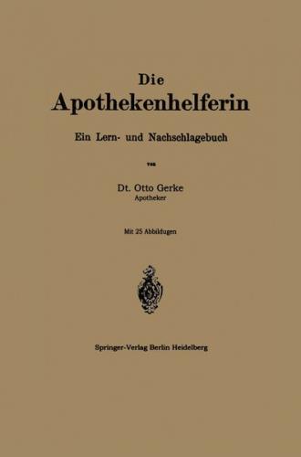 Die Apothekenhelferin (Ebook - pdf) 