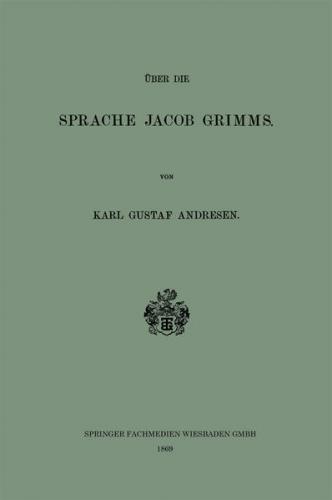 Über die Sprache Jacob Grimms (Ebook - pdf) 