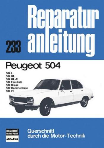Peugeot 504, 504 L, 504 GL, 504 GL-TL, 504 F 