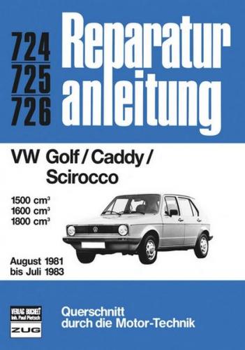 VW Golf/Caddy/Scirocco 08/1981 bis 07/1983 