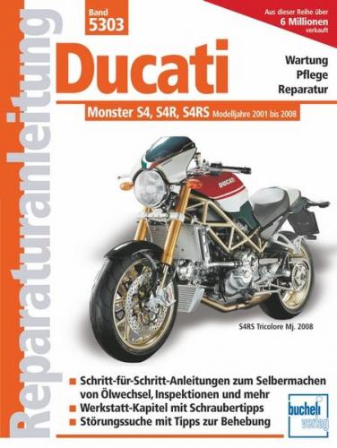 Ducati Monster mit 4 Ventilen, Desmo, Wasserkühlung, Einspritzung 