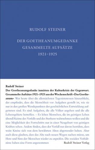 Der Goetheanumgedanke inmitten der Kulturkrisis der Gegenwart 