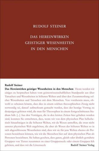 Das Hereinwirken geistiger Wesenheiten in den Menschen 