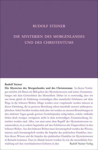 Die Mysterien des Morgenlandes und des Christentums 