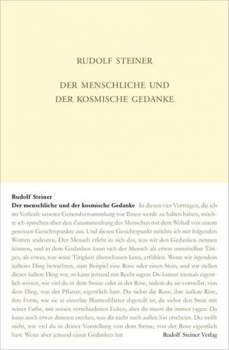 Der menschliche und der kosmische Gedanke 