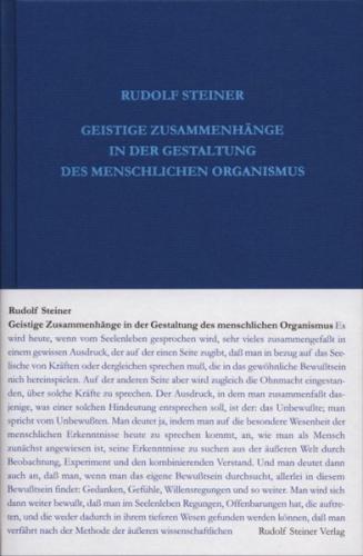 Geistige Zusammenhänge in der Gestaltung des menschlichen Organismus 