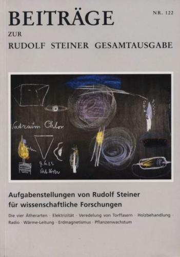 Beiträge zur Rudolf Steiner Gesamtausgabe, Heft 122 
