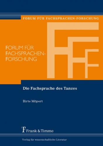 Die Fachsprache des Tanzes 