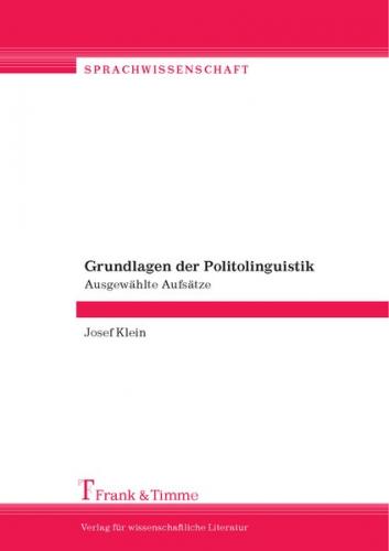 Grundlagen der Politolinguistik 