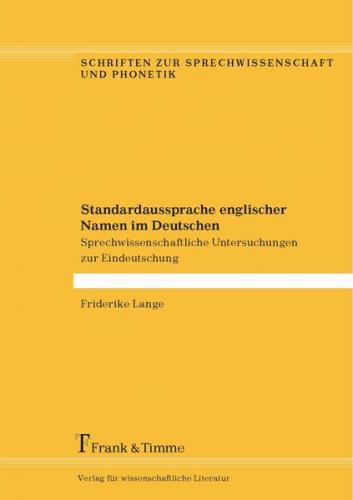 Standardaussprache englischer Namen im Deutschen 