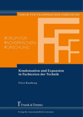 Kondensation und Expansion in Fachtexten der Technik 