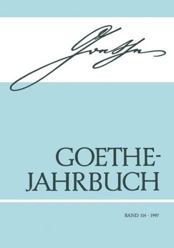 Goethe-Jahrbuch 