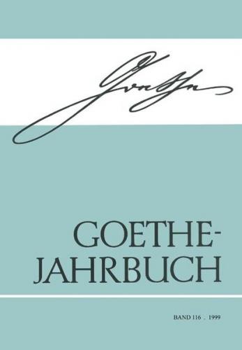 Goethe-Jahrbuch 