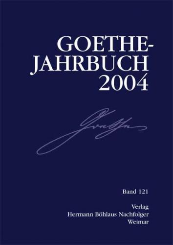 Goethe-Jahrbuch 
