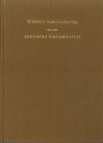 Sorbische Bibliographie 1986-1990 